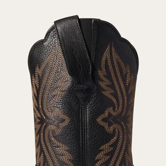 Women Western Boots Ariat Heritage R Toe StretchFit Western Boot Black Deertan Women Western Boots Ariat Heritage R Toe StretchFit Western Boot Black Deertan
