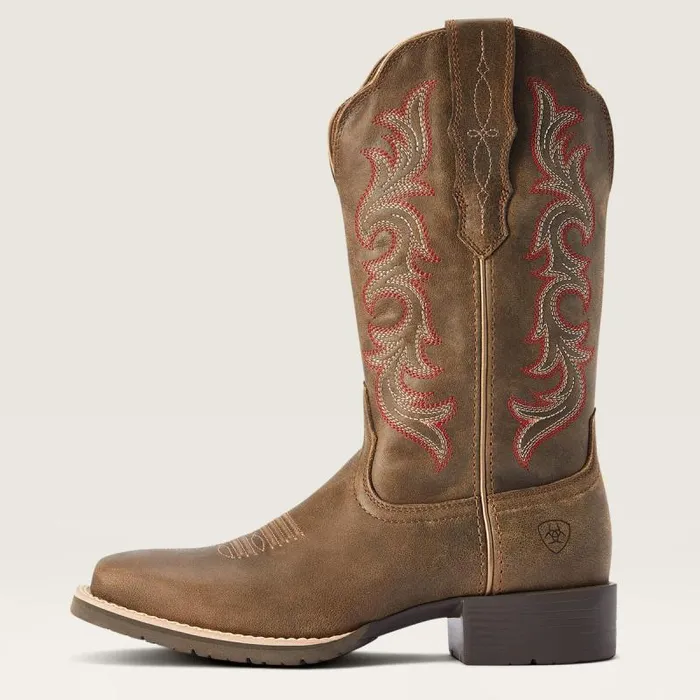 Women Western Boots Ariat Hybrid Rancher StretchFit Western Boot Pebble Women Western Boots Ariat Hybrid Rancher StretchFit Western Boot Pebble