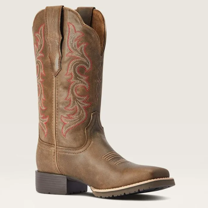 Women Western Boots Ariat Hybrid Rancher StretchFit Western Boot Pebble Women Western Boots Ariat Hybrid Rancher StretchFit Western Boot Pebble