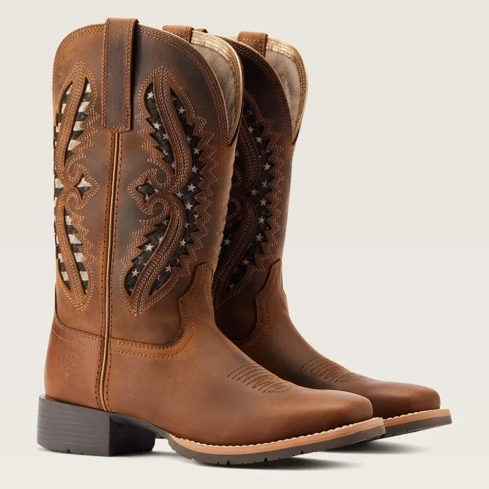 Women Western Boots Ariat Hybrid Rancher VentTek 360 Western Boot Distressed Tan Women Western Boots Ariat Hybrid Rancher VentTek 360 Western Boot Distressed Tan