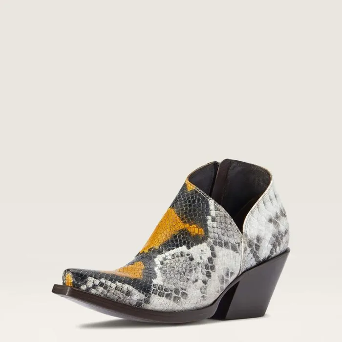 Women Western Boots Ariat Jolene Western Boot Yellow Snake