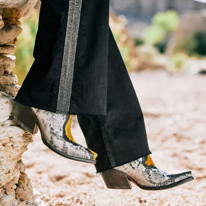 Women Western Boots Ariat Jolene Western Boot Yellow Snake Women Western Boots Ariat Jolene Western Boot Yellow Snake