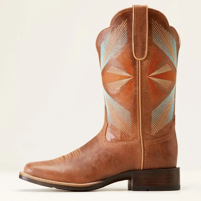 Women Western Boots Ariat Oak Grove Western Boot Maple Glaze Women Western Boots Ariat Oak Grove Western Boot Maple Glaze