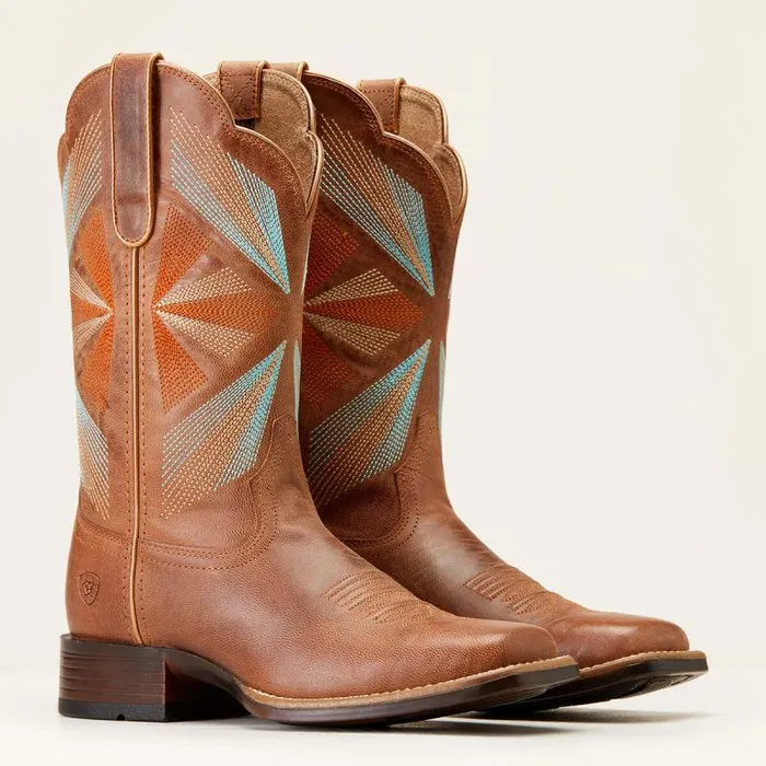 Women Western Boots Ariat Oak Grove Western Boot Maple Glaze Women Western Boots Ariat Oak Grove Western Boot Maple Glaze