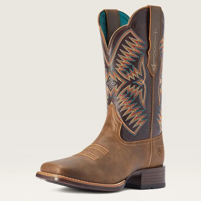 Women Western Boots Ariat Odessa StretchFit Western Boot Fateful Brown