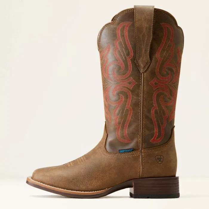 Women Western Boots Ariat Primera StretchFit Waterproof Western Boot Pebble Women Western Boots Ariat Primera StretchFit Waterproof Western Boot Pebble