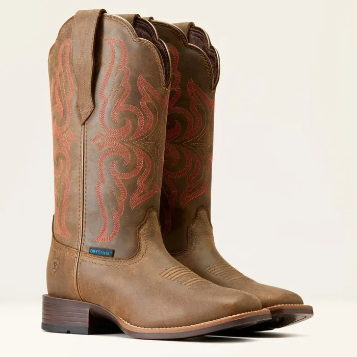 Women Western Boots Ariat Primera StretchFit Waterproof Western Boot Pebble Women Western Boots Ariat Primera StretchFit Waterproof Western Boot Pebble