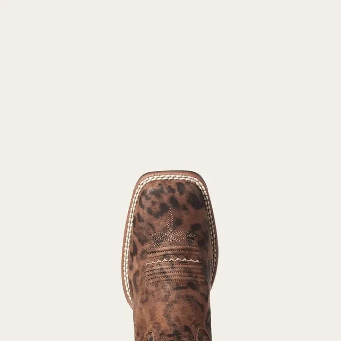 Women Western Boots Ariat PrimeTime Western Boot Faded Leopard