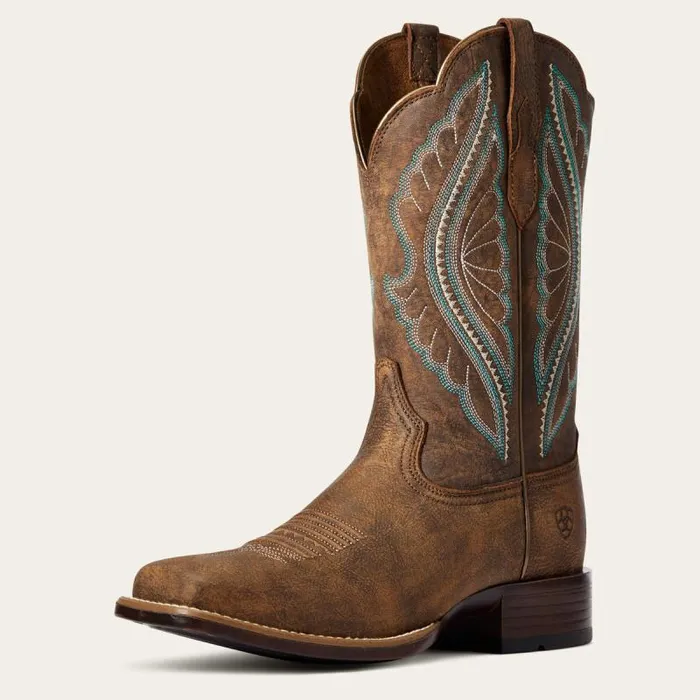 Women Western Boots Ariat PrimeTime Western Boot Tack Room Brown