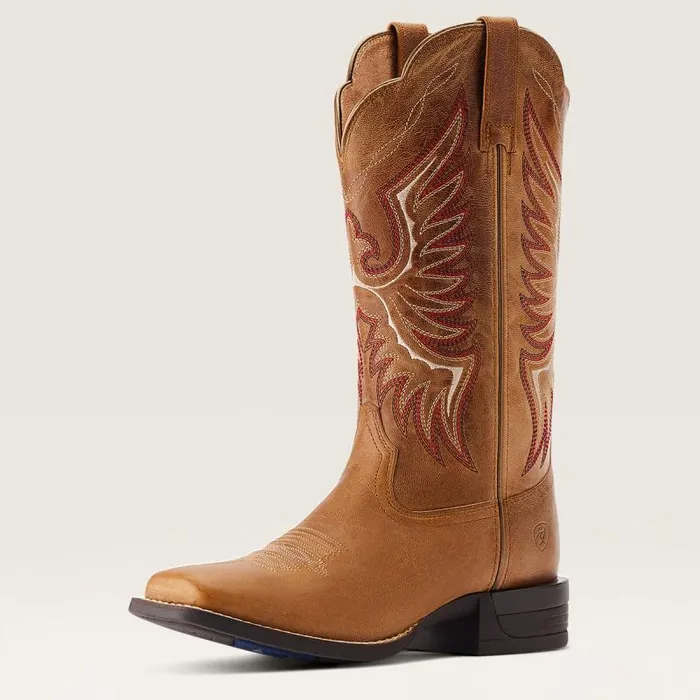 Women Western Boots Ariat Rockdale Western Boot Almond Buff