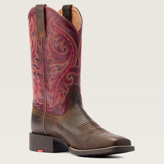 Women Western Boots Ariat Round Up Back Zip Western Boot Worn Mocha Women Western Boots Ariat Round Up Back Zip Western Boot Worn Mocha