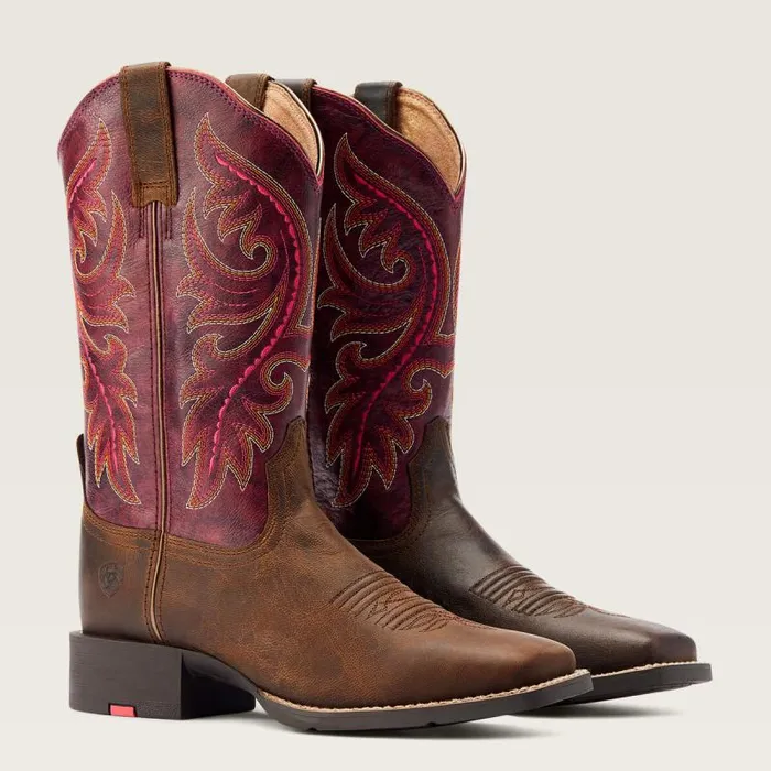 Women Western Boots Ariat Round Up Back Zip Western Boot Worn Mocha Women Western Boots Ariat Round Up Back Zip Western Boot Worn Mocha