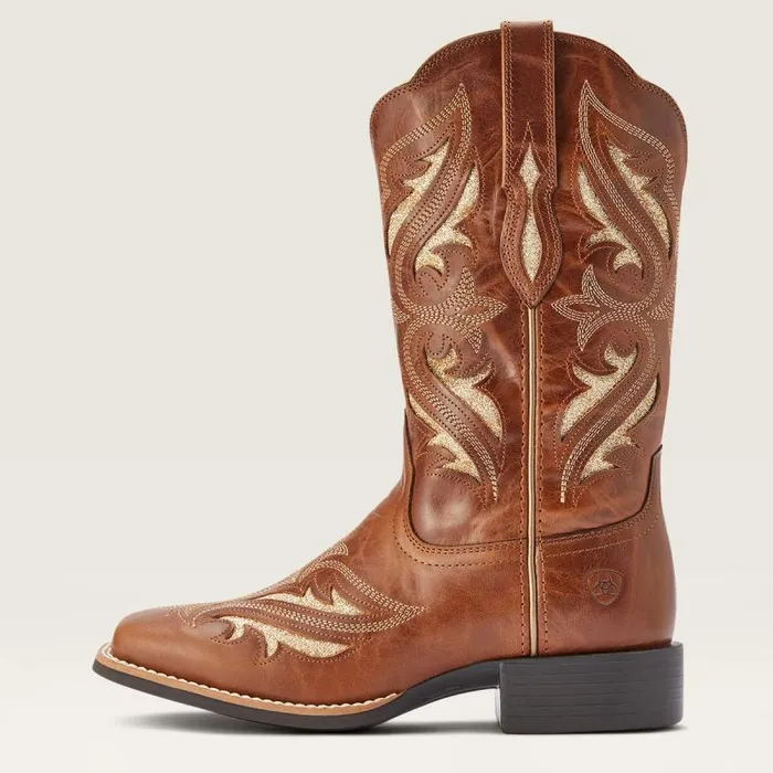 Women Western Boots Ariat Round Up Bliss Western Boot Midday Tan Women Western Boots Ariat Round Up Bliss Western Boot Midday Tan