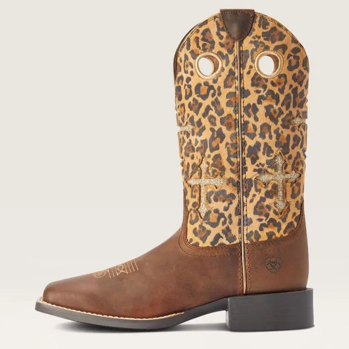 Women Western Boots Ariat Round Up Crossroads Western Boot Distressed Tan Women Western Boots Ariat Round Up Crossroads Western Boot Distressed Tan