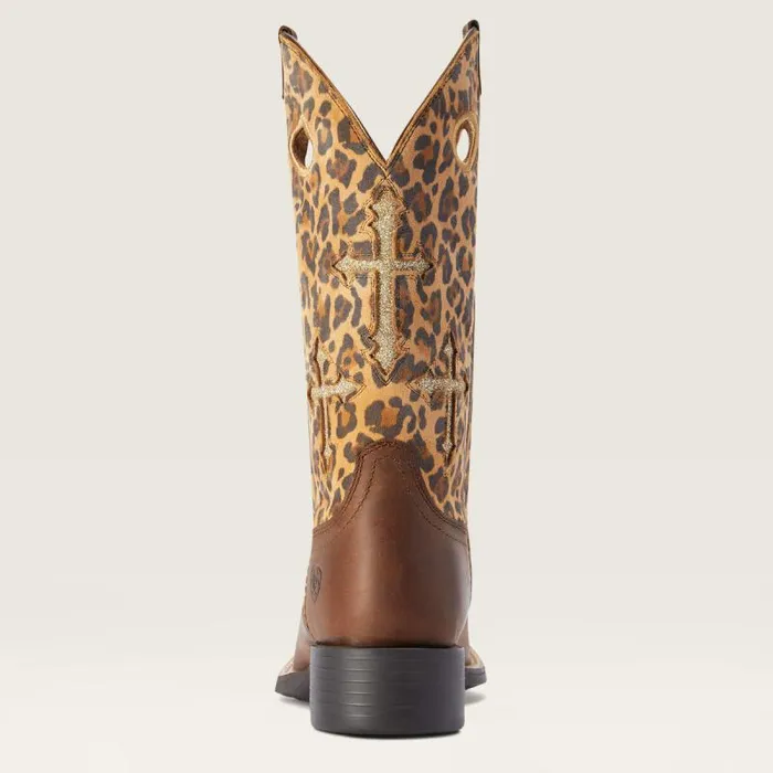 Women Western Boots Ariat Round Up Crossroads Western Boot Distressed Tan Women Western Boots Ariat Round Up Crossroads Western Boot Distressed Tan