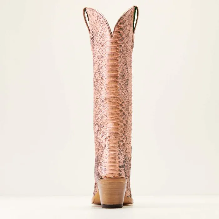 Women Western Boots Ariat Sterling Emery StretchFit Western Boot Rosewater Python