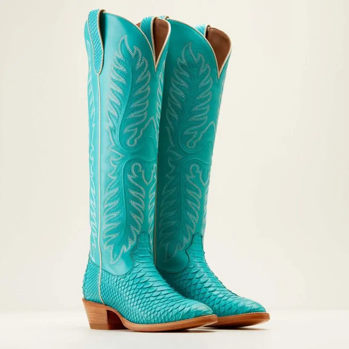Women Western Boots Ariat Sterling Margot StretchFit Western Boot Blue Oasis Pythonsantorini Women Western Boots Ariat Sterling Margot StretchFit Western Boot Blue Oasis Pythonsantorini
