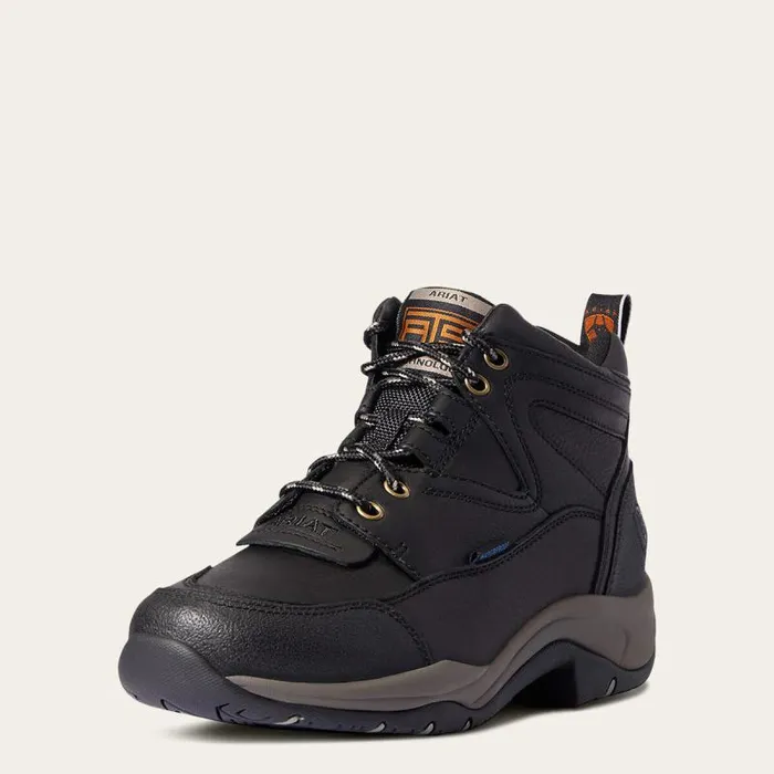 Women Western Boots Ariat Terrain Waterproof Boot Black