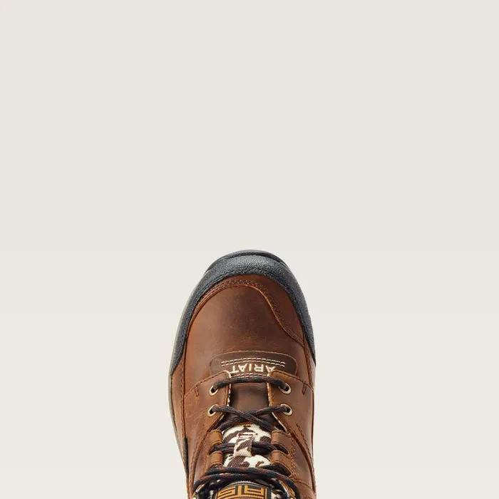 Women Western Boots Ariat Terrain Waterproof Boot Distressed Brown Speckled Cow Print Women Western Boots Ariat Terrain Waterproof Boot Distressed Brown Speckled Cow Print