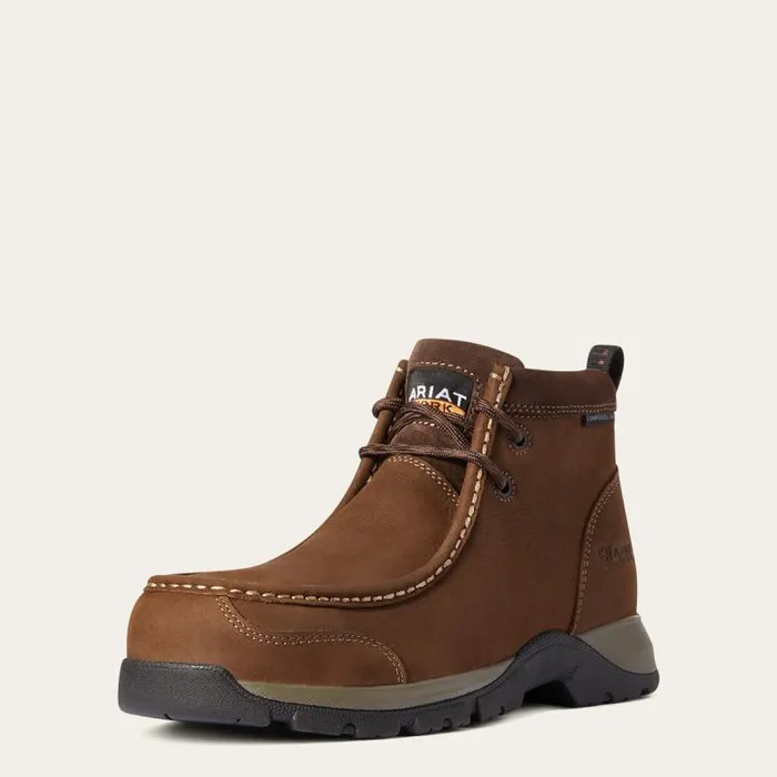 Women Work Boots and Shoes Ariat Edge LTE Moc Composite Toe Work Boot Dark Brown
