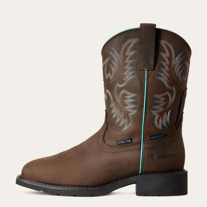 Women Work Boots and Shoes Ariat Krista Waterproof Steel Toe Work Boot Dark Brown Women Work Boots and Shoes Ariat Krista Waterproof Steel Toe Work Boot Dark Brown