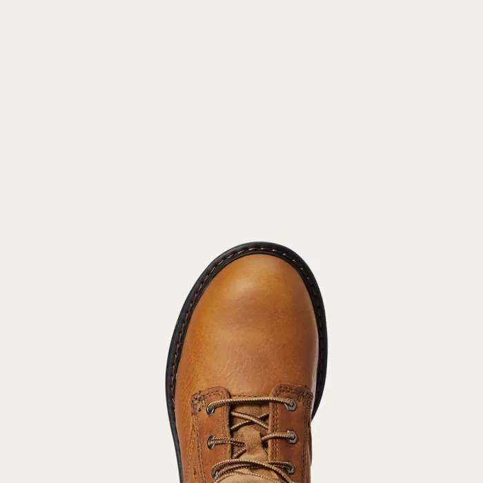 Women Work Boots and Shoes Ariat Macey Composite Toe Work Boot Dark Peanut