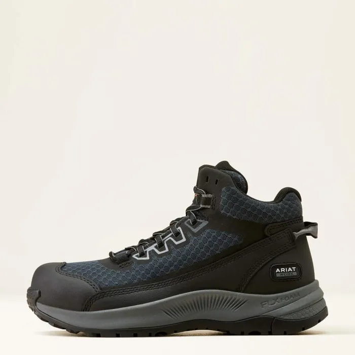 Women Work Boots and Shoes Ariat Outpace Shift Mid Composite Toe Work Shoe Dark Shadow Women Work Boots and Shoes Ariat Outpace Shift Mid Composite Toe Work Shoe Dark Shadow