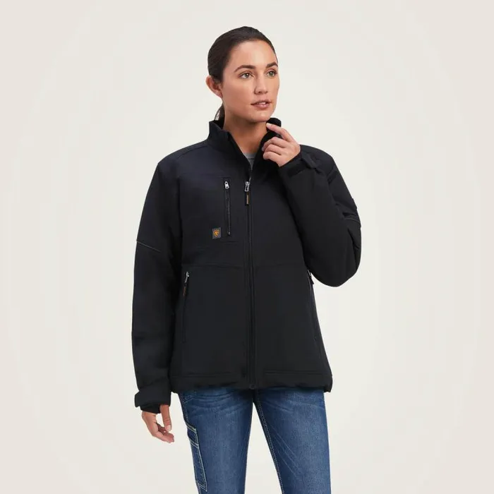 Women Workwear Ariat Rebar DriTEK DuraStretch Insulated Jacket Black