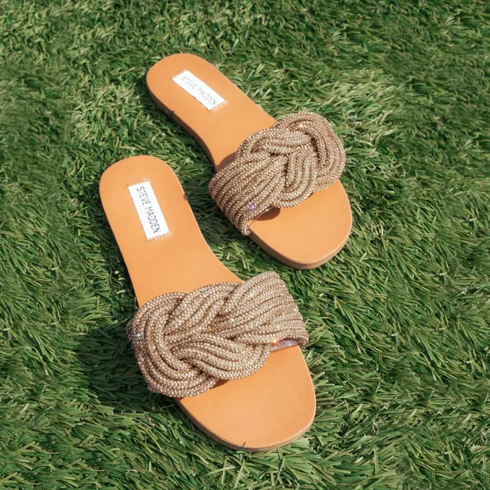Womens Adore Bronze Steve Madden Sandals