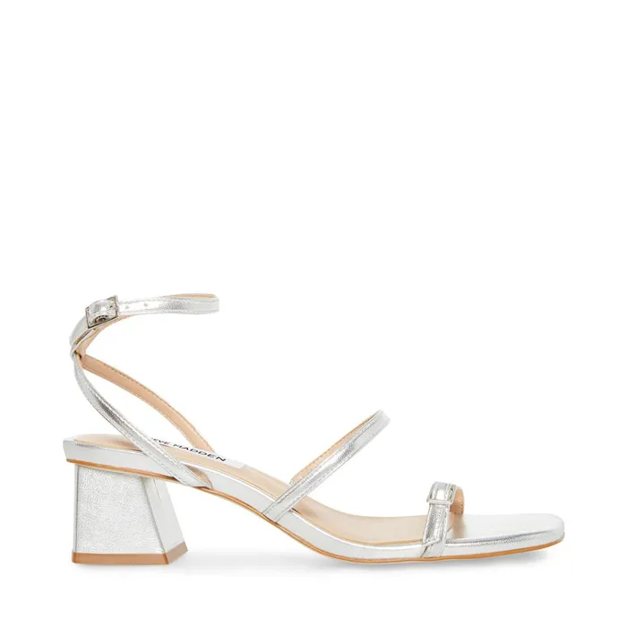 Womens Amalia Silver Steve Madden Heels