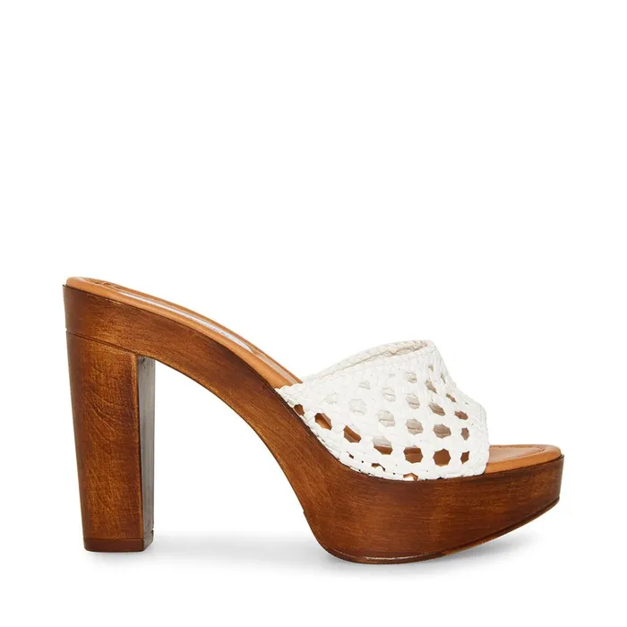 Womens Amanda White Steve Madden Heels