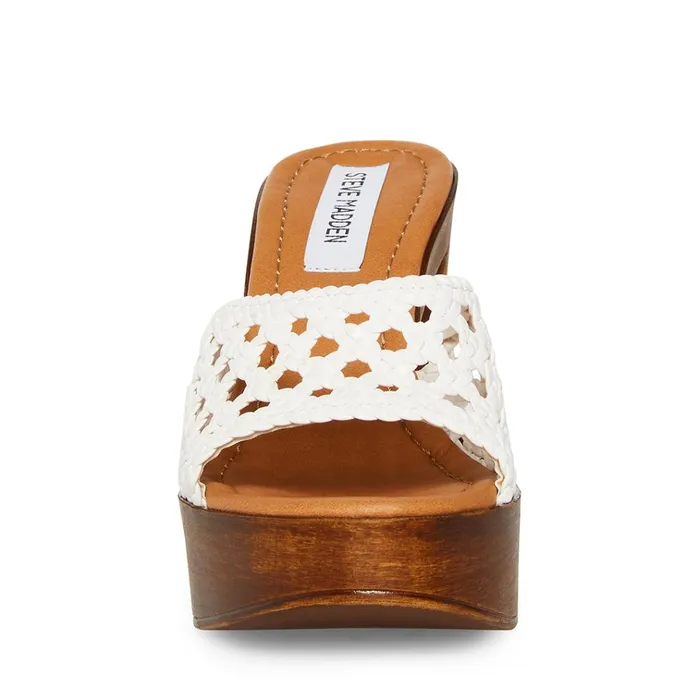 Womens Amanda White Steve Madden Heels