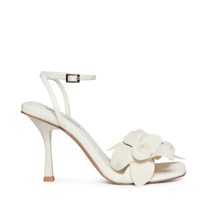 Womens Amani White Steve Madden Heels