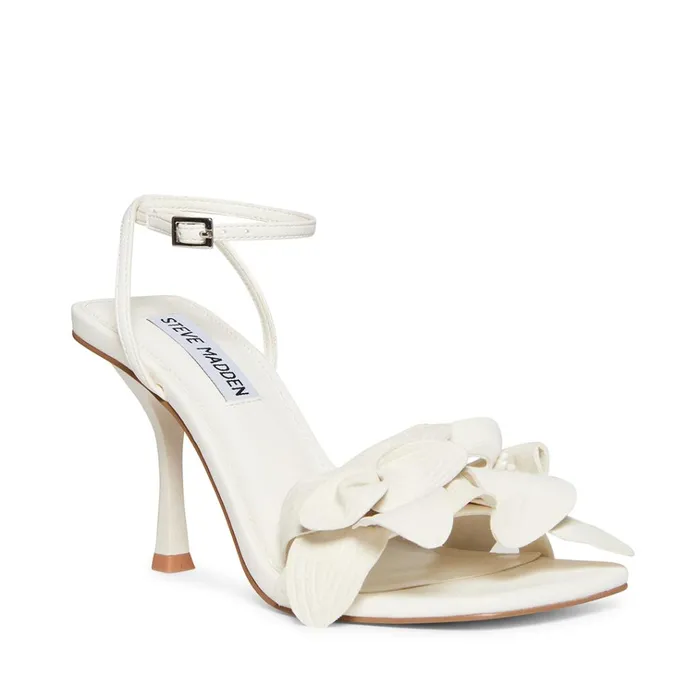 Womens Amani White Steve Madden Heels