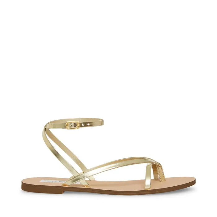 Womens Amuse Gold Steve Madden Sandals
