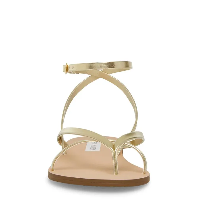 Womens Amuse Gold Steve Madden Sandals