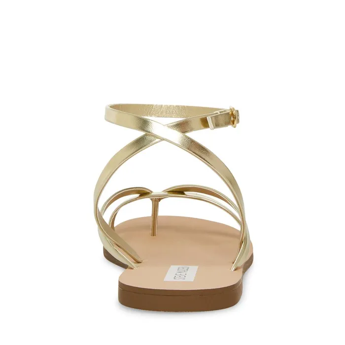 Womens Amuse Gold Steve Madden Sandals