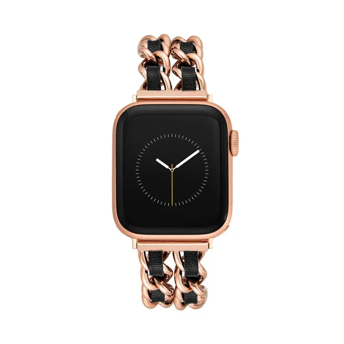 Womens Apple Watch Linked Watch Band Gold 4244mm Steve Madden Watches