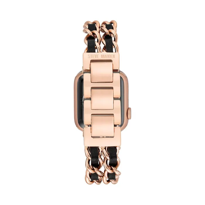 Womens Apple Watch Linked Watch Band Gold 4244mm Steve Madden Watches