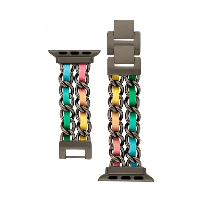 Womens Apple Watch Linked Watch Band Multi 3840mm Steve Madden Watches