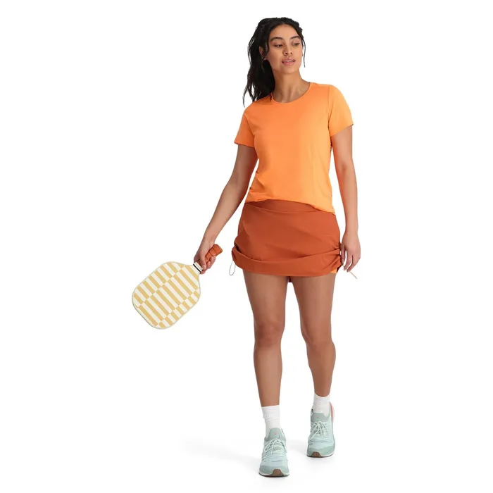 Womens Arc Short Sleeve Tech Tee 8211 Orange Glow Spyder Performance