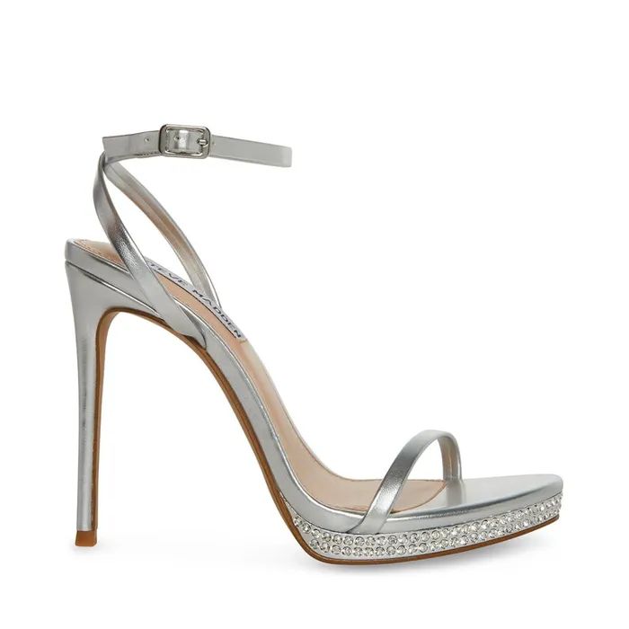 Womens Ari Silver Steve Madden Heels