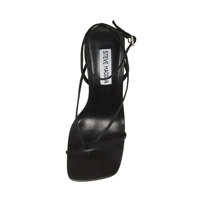 Womens Attina Black Steve Madden Sandals