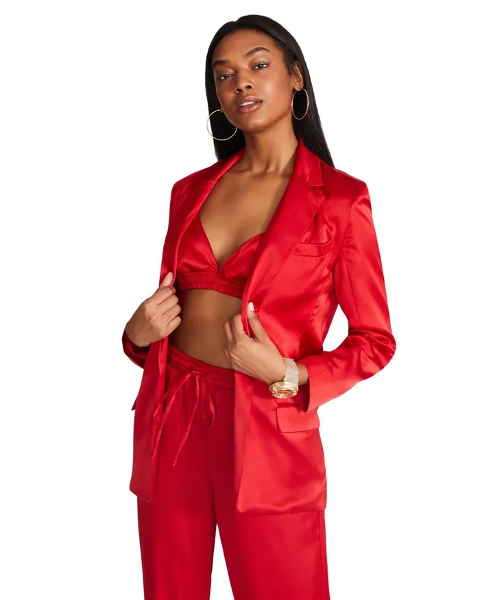 Womens Audrey Jacket Red Steve Madden Jackets and Coats