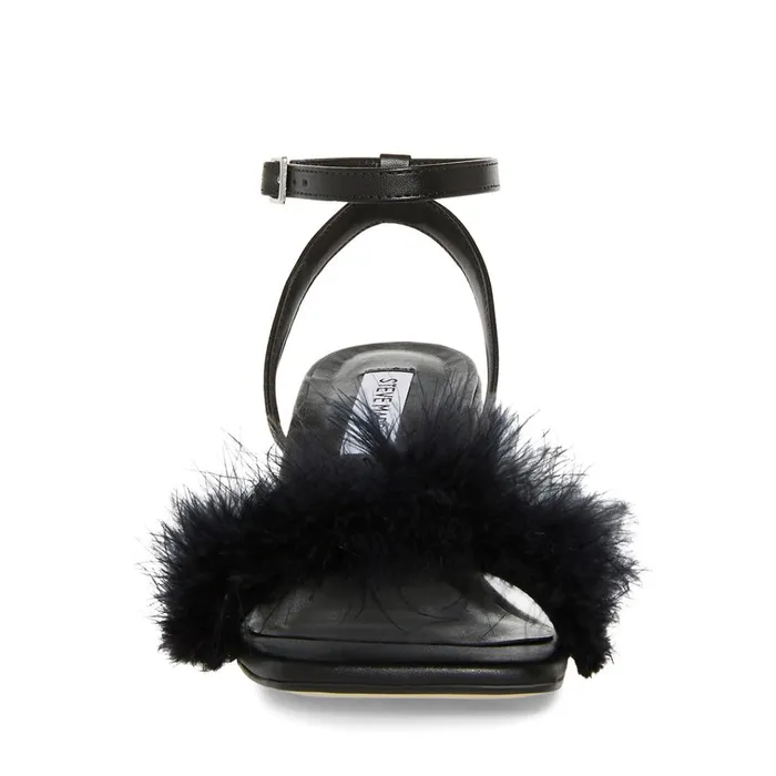 Womens AudrinaF Black Steve Madden Sandals