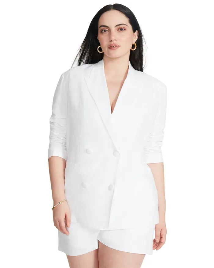Womens Baldwin Blazer White Steve Madden Jackets and Coats