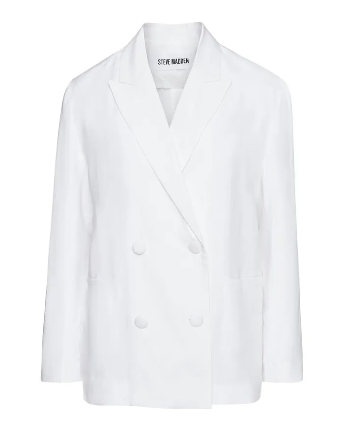 Womens Baldwin Blazer White Steve Madden Jackets and Coats