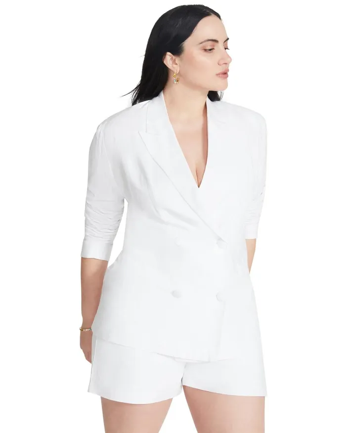Womens Baldwin Blazer White Steve Madden Jackets and Coats
