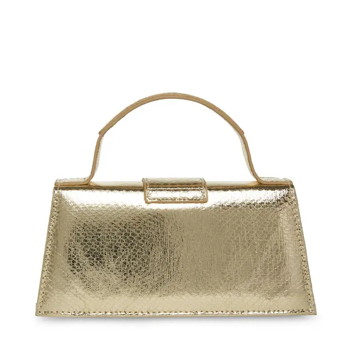 Womens Barlan Gold Snake Steve Madden Mini Bags