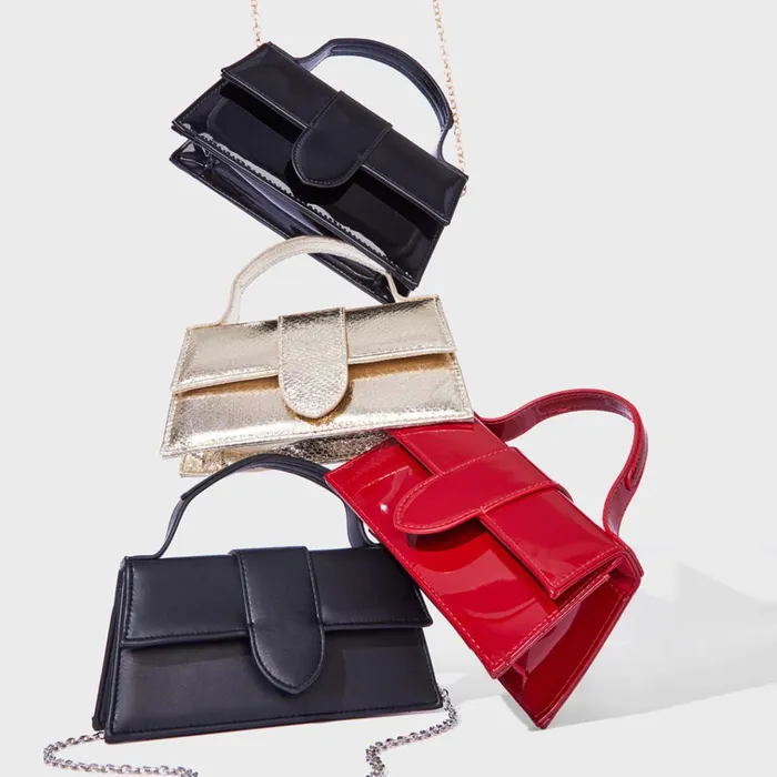 Womens Barlan Gold Snake Steve Madden Mini Bags